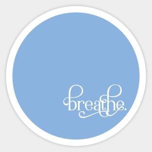 breathe Sticker